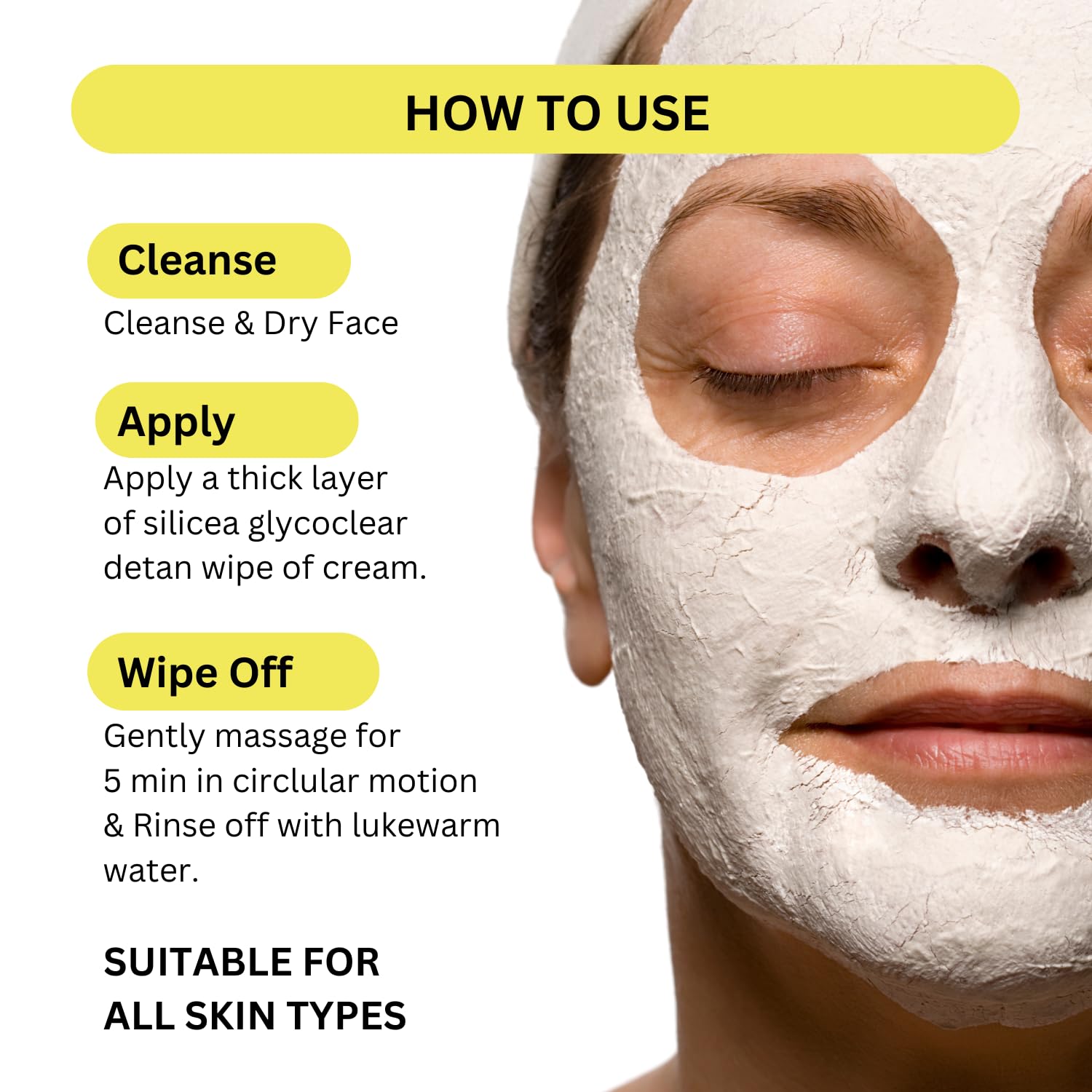 Glycoclear Detan Wipe Off Cream